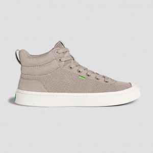 Cariuma High Top Bamboo Weave Knit Vegan IBI HIGH Dam Beige | 586102-XQV