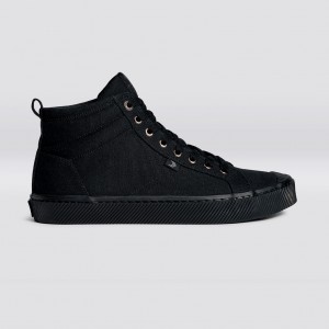 Cariuma High Top Canvas Vegan OCA HIGH Herr Svarta | 567403-CDP