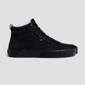 Cariuma High Top Suede Vegan OCA HIGH Herr Svarta | 475160-DTE