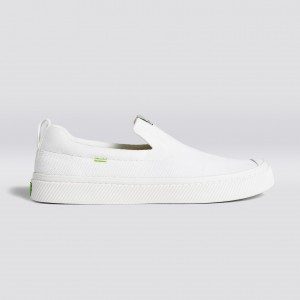 Cariuma Low Top Bamboo Weave Knit Vegan IBI Slip-On Herr Vita | 187394-UBI