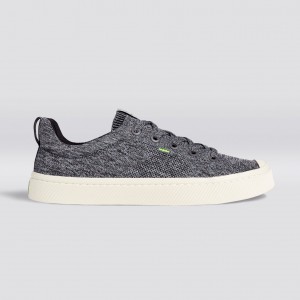 Cariuma Low Top Bamboo Weave Knit Vegan IBI Herr Grå | 406397-HPW