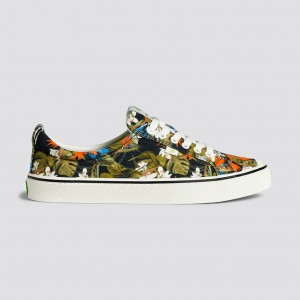 Cariuma Low Top Canvas Veganska OCA LOW Herr Tropical Forest | 590728-QKZ