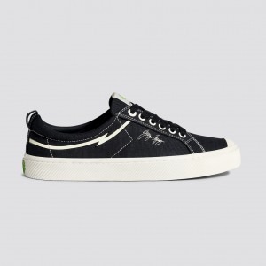 Cariuma Low Top Canvas Veganska OCA LOW Dam Svarta | 015827-IGS