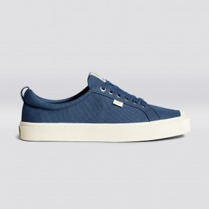 Cariuma Low Top Canvas Veganska OCA LOW Dam Blå | 536712-PHL