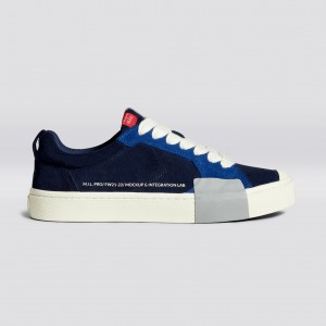 Cariuma Low Top Suede OCA LOW Dam Marinblå | 270839-PEN