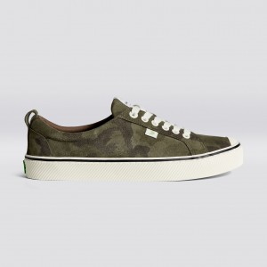 Cariuma Low Top Suede OCA LOW Herr Camouflage | 157024-UZM