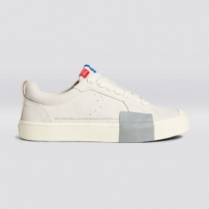 Cariuma Low Top Suede OCA LOW Herr Off-White Vintage | 320867-HJB