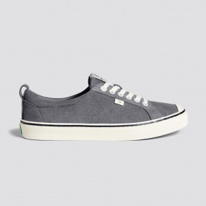 Cariuma Low Top Suede OCA LOW Herr Randig Grå | 490158-BAF