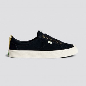 Cariuma Low Top Suede OCA LOW Herr Svarta | 406251-IAZ