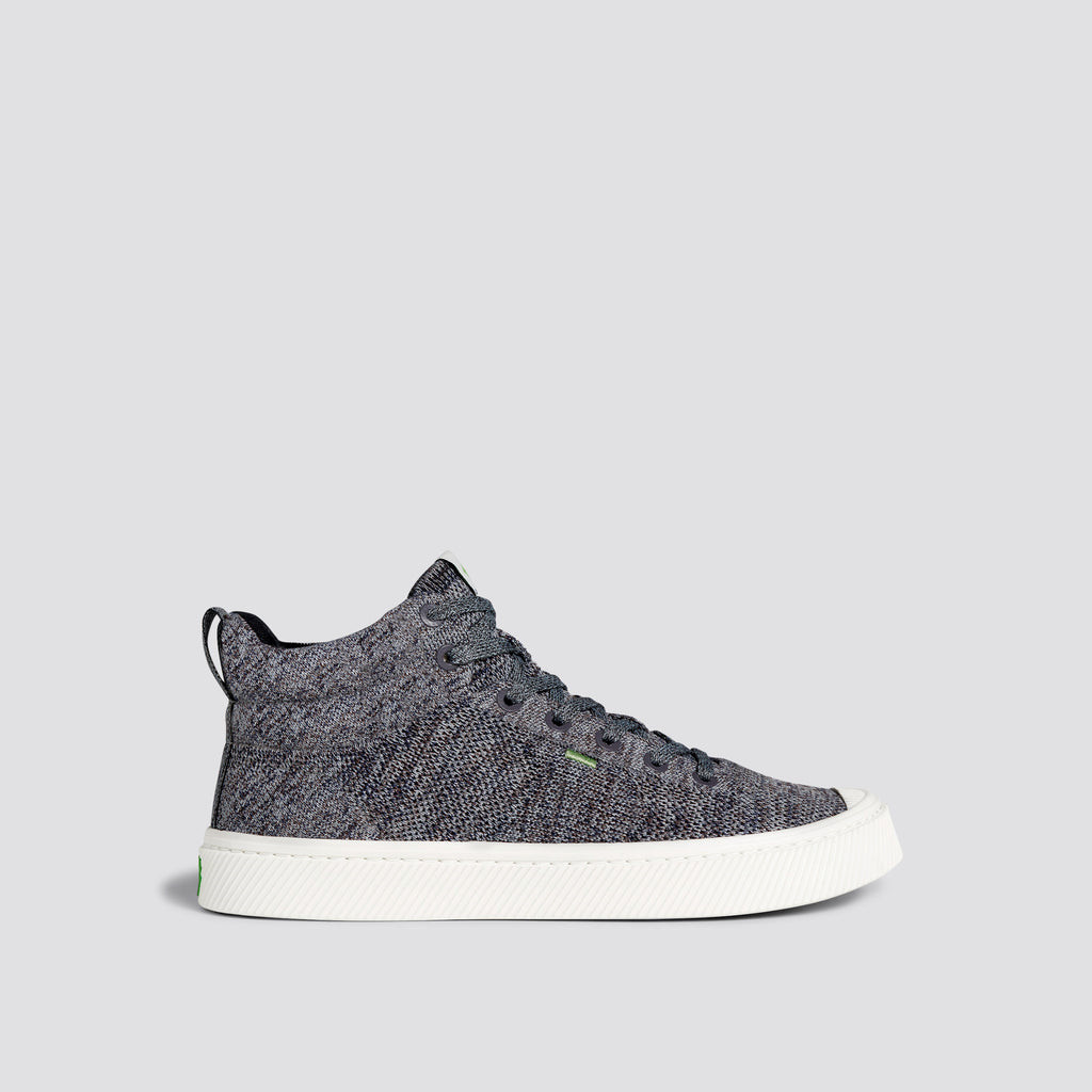 Cariuma High Top Bamboo Weave Knit Vegan IBI HIGH Herr Grå | 327045-ZGY