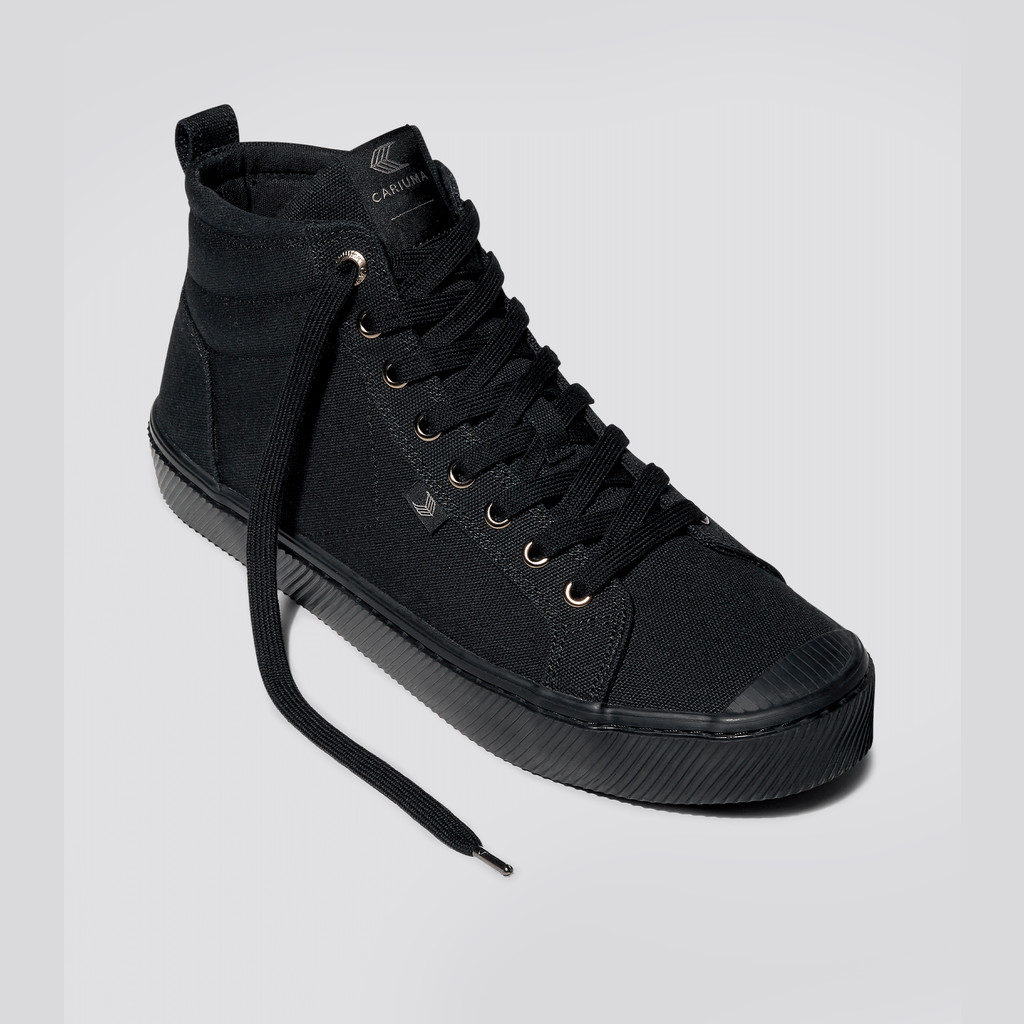 Cariuma High Top Canvas Vegan OCA HIGH Herr Svarta | 567403-CDP