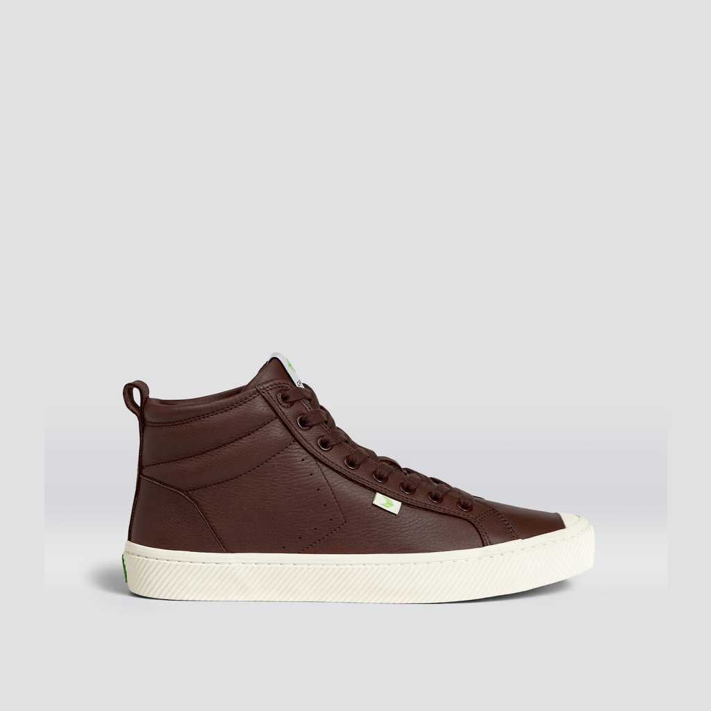 Cariuma High Top Premium Leather OCA HIGH Herr Bruna | 301584-WVS