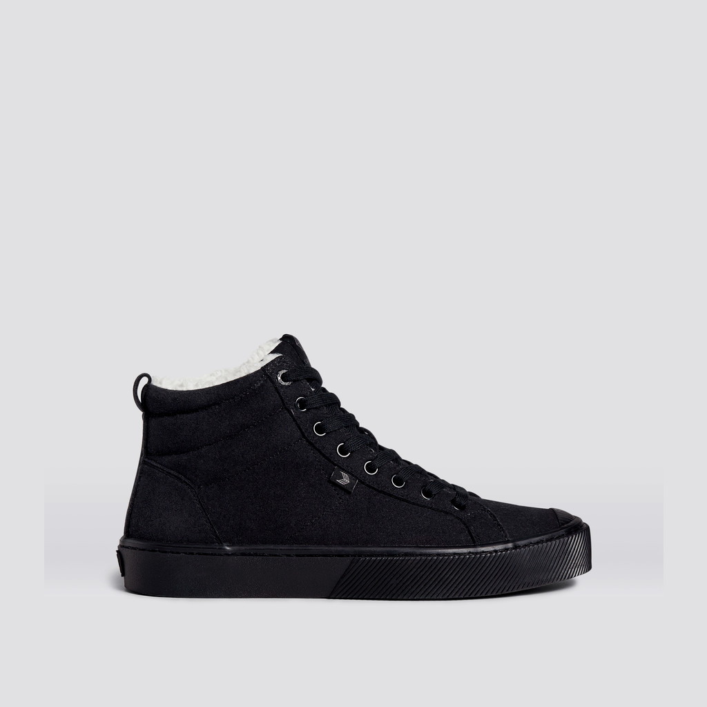 Cariuma High Top Suede Vegan OCA HIGH Dam Svarta | 681497-FBT