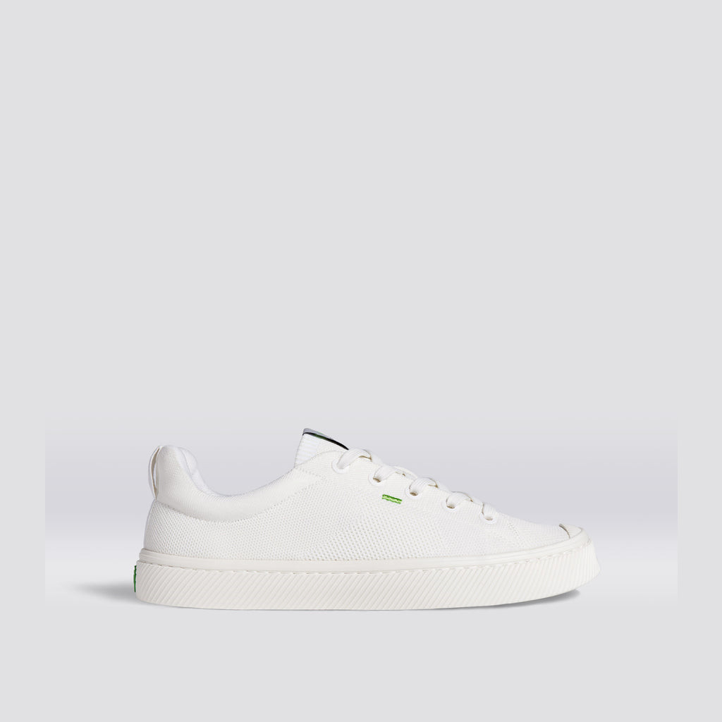 Cariuma Low Top Bamboo Weave Knit Vegan IBI Herr Off-White | 321507-NIC