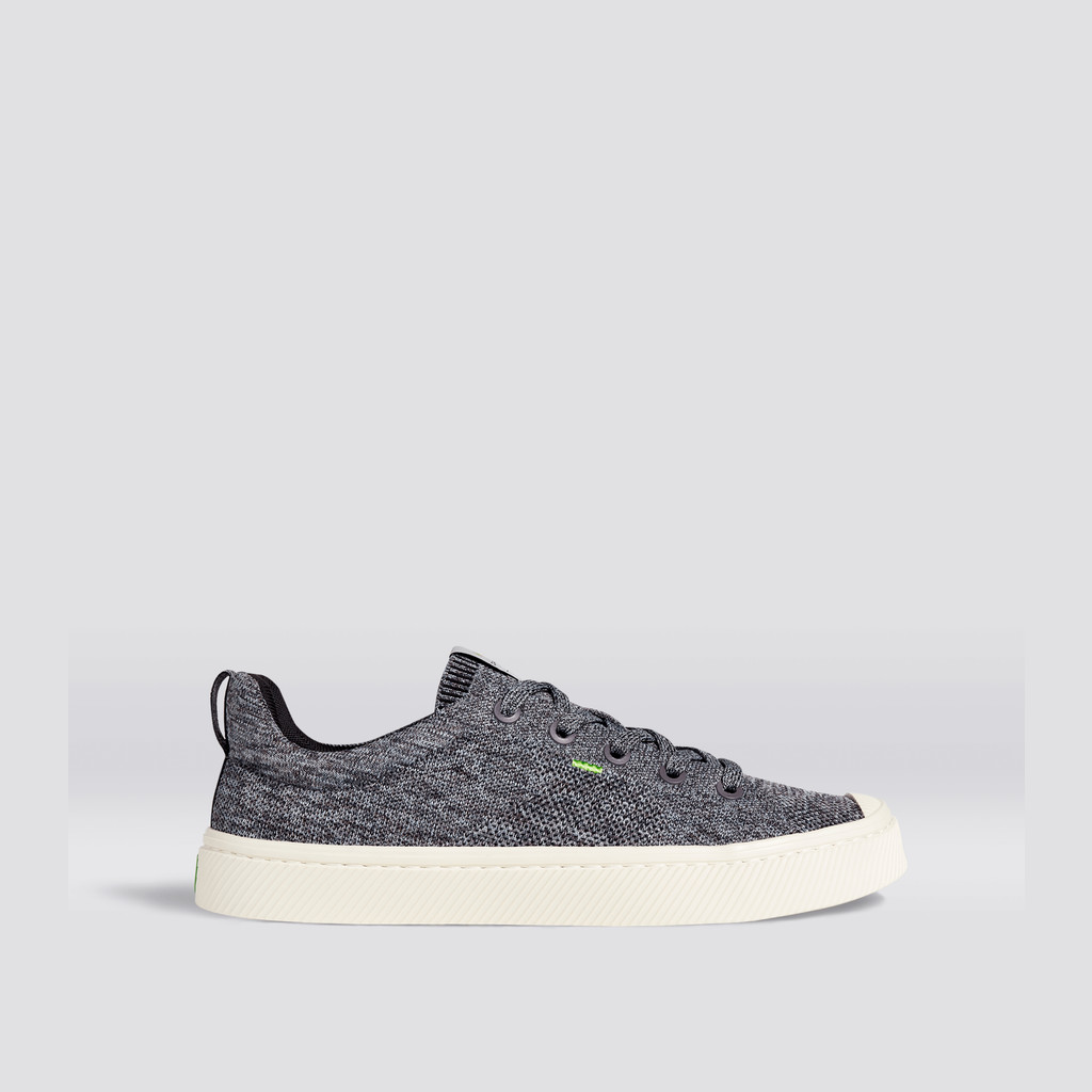 Cariuma Low Top Bamboo Weave Knit Vegan IBI Dam Grå | 869703-NSQ