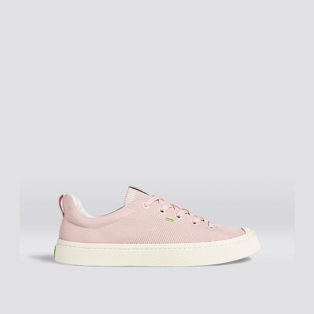 Cariuma Low Top Bamboo Weave Knit Vegan IBI Dam Rosa | 536247-DKP 