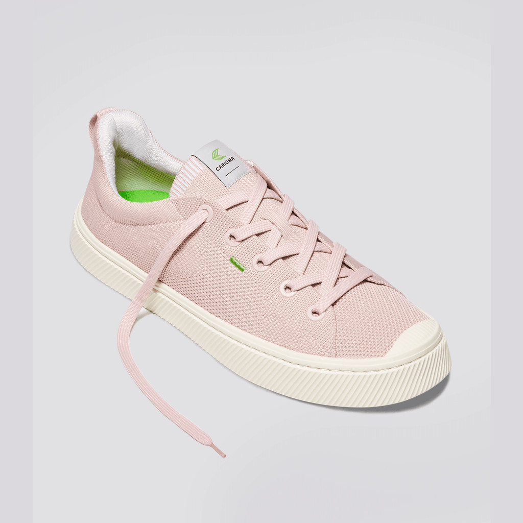 Cariuma Low Top Bamboo Weave Knit Vegan IBI Herr Rosa | 702453-YMA