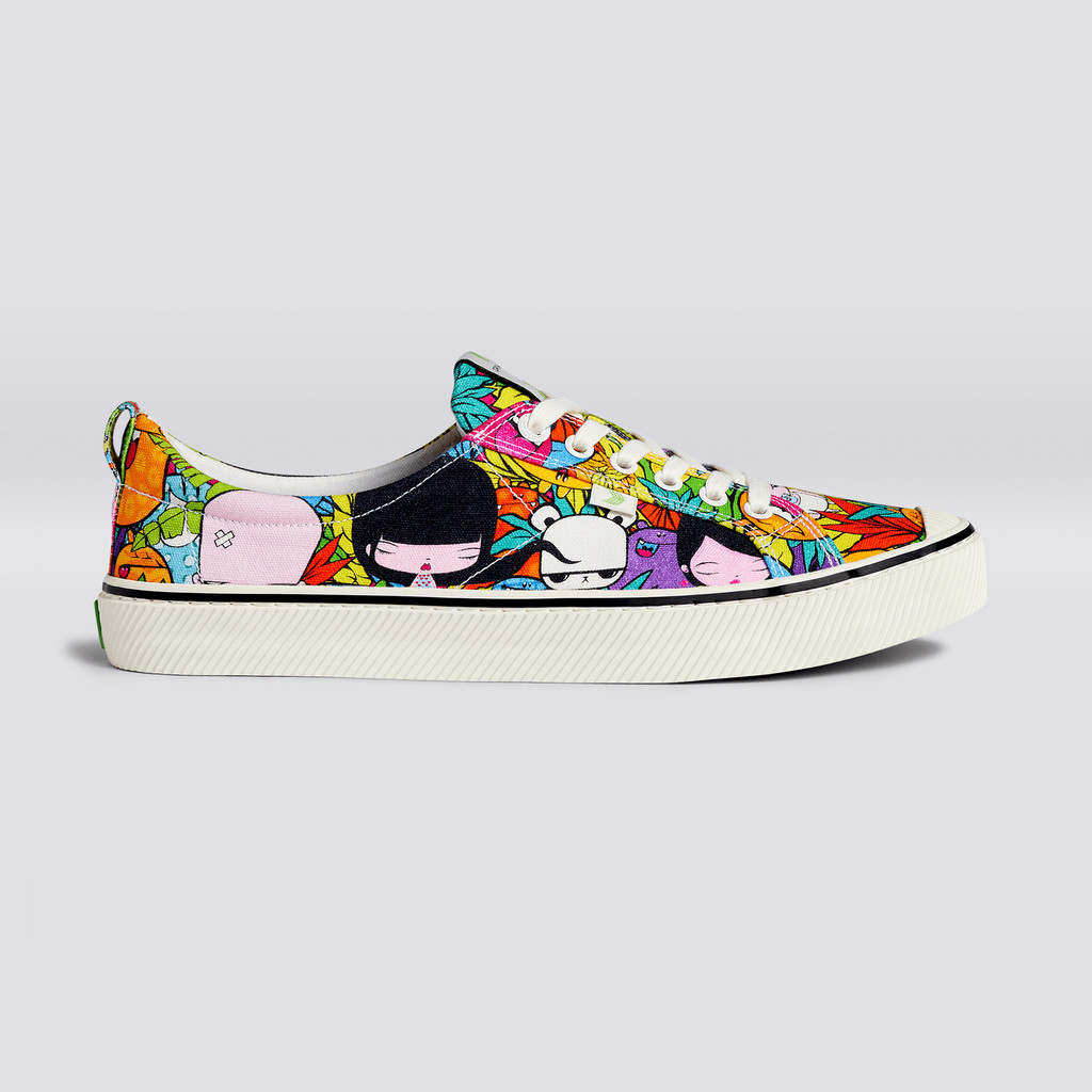 Cariuma Low Top Canvas OCA LOW Dam OCA Low Toz Print | 375619-XVN