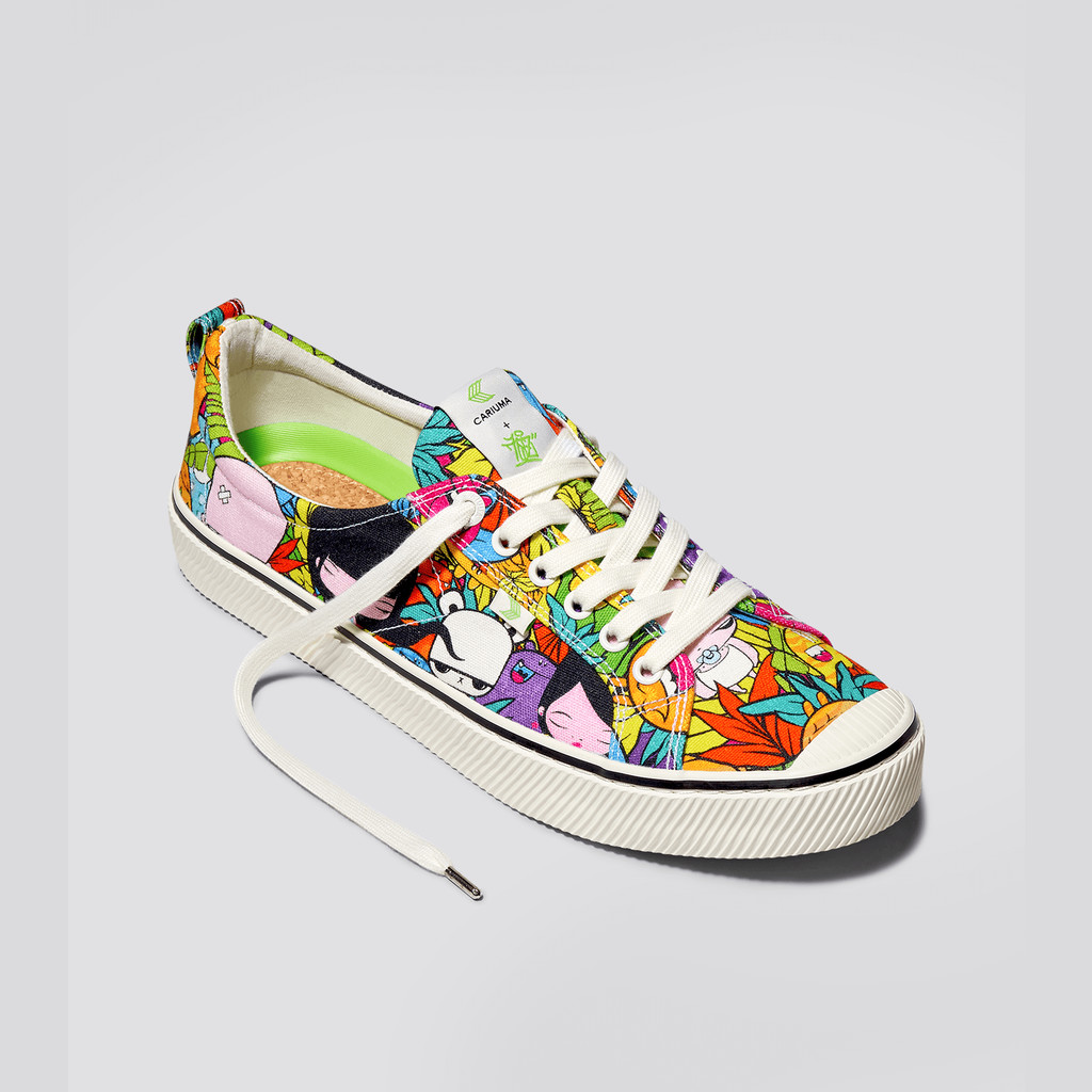 Cariuma Low Top Canvas OCA LOW Herr OCA Low Toz Print | 175406-ECI