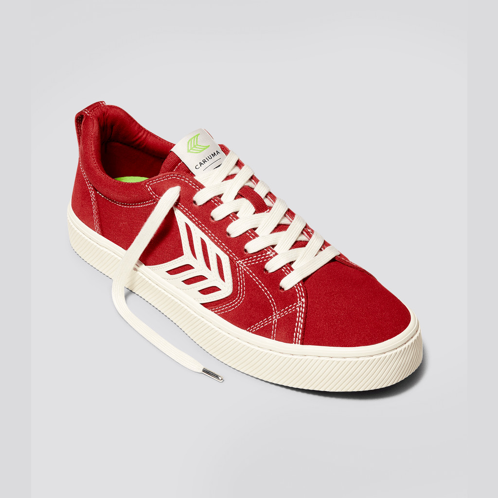 Cariuma Low Top Canvas Skate Vegan CATIBA PRO Dam Röda | 435709-YKO