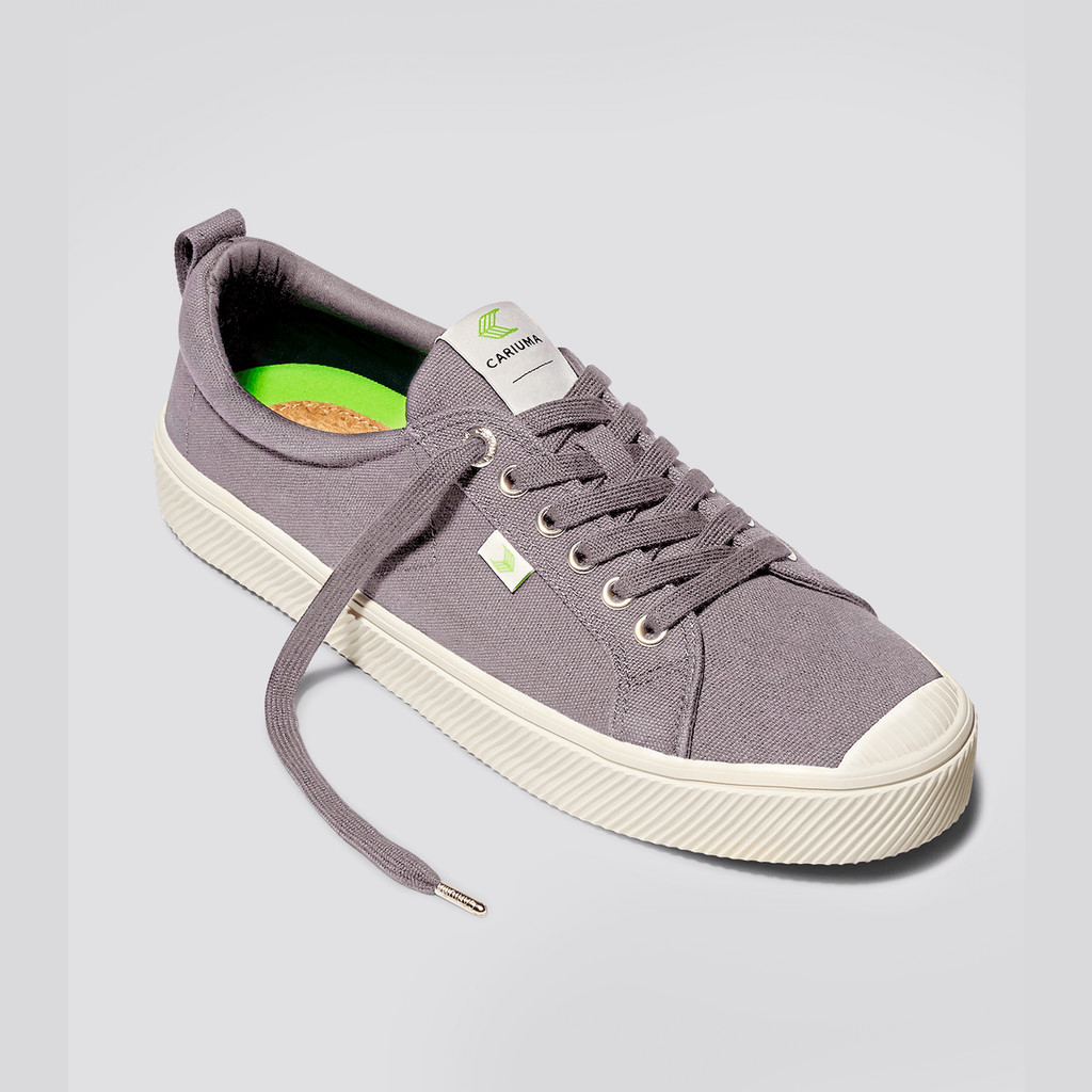 Cariuma Low Top Canvas Veganska OCA LOW Dam Grå | 423910-ONC