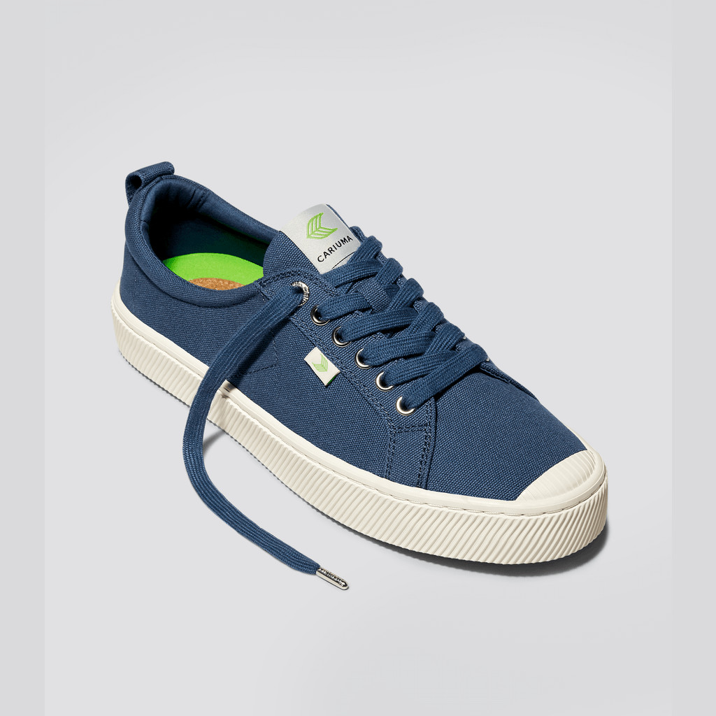 Cariuma Low Top Canvas Veganska OCA LOW Dam Blå | 536712-PHL