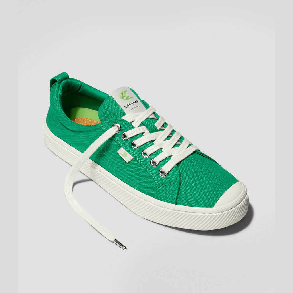 Cariuma Low Top Canvas Veganska OCA LOW Dam Gröna | 719548-MCU