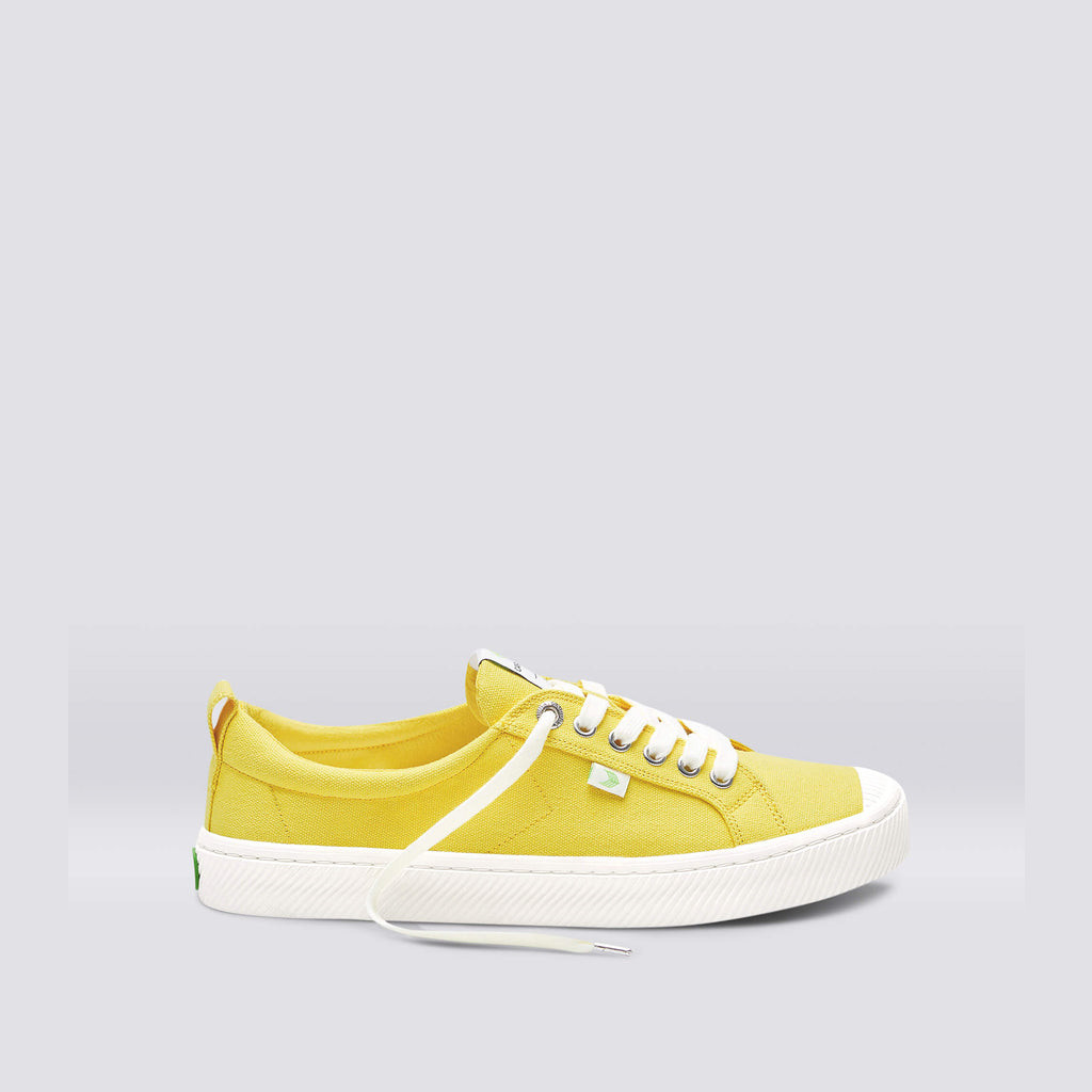 Cariuma Low Top Canvas Veganska OCA LOW Herr Gula | 214037-QIG