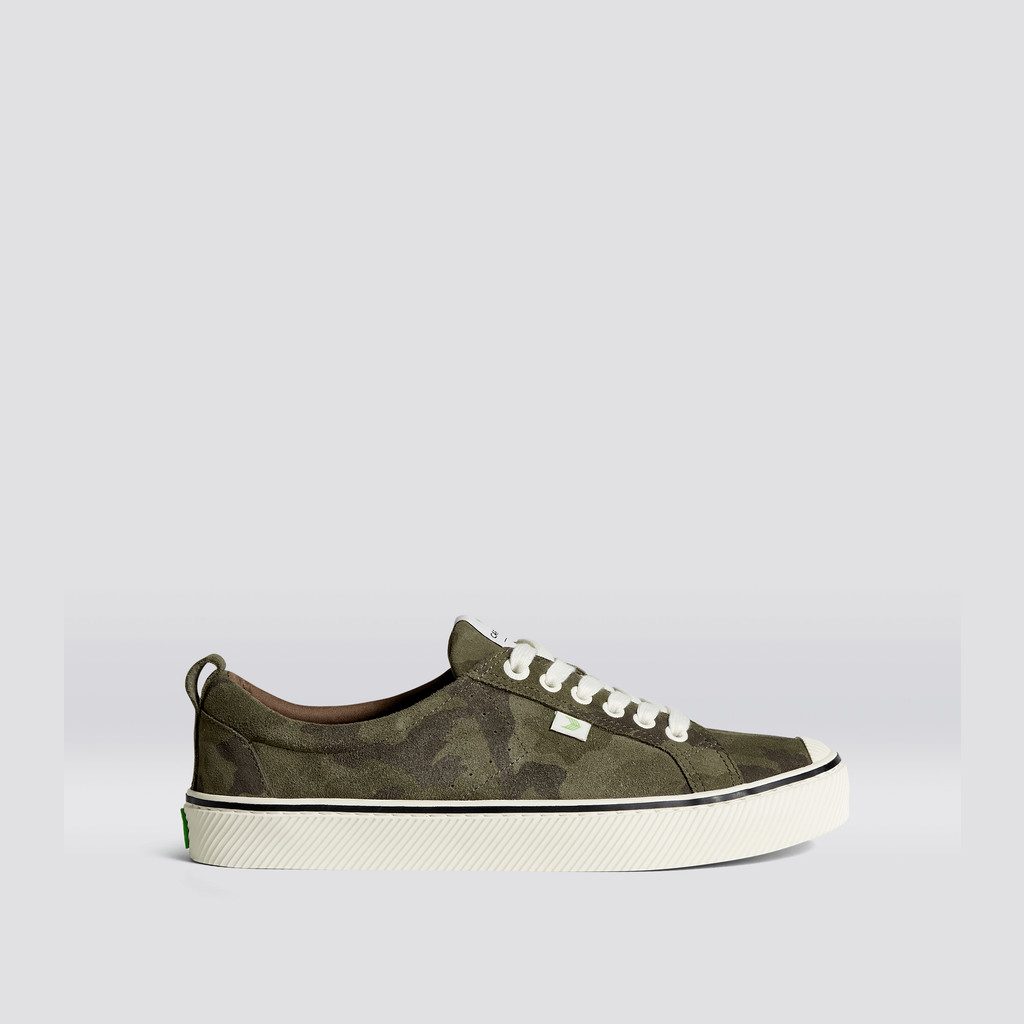 Cariuma Low Top Suede OCA LOW Dam Camouflage | 643289-QRV