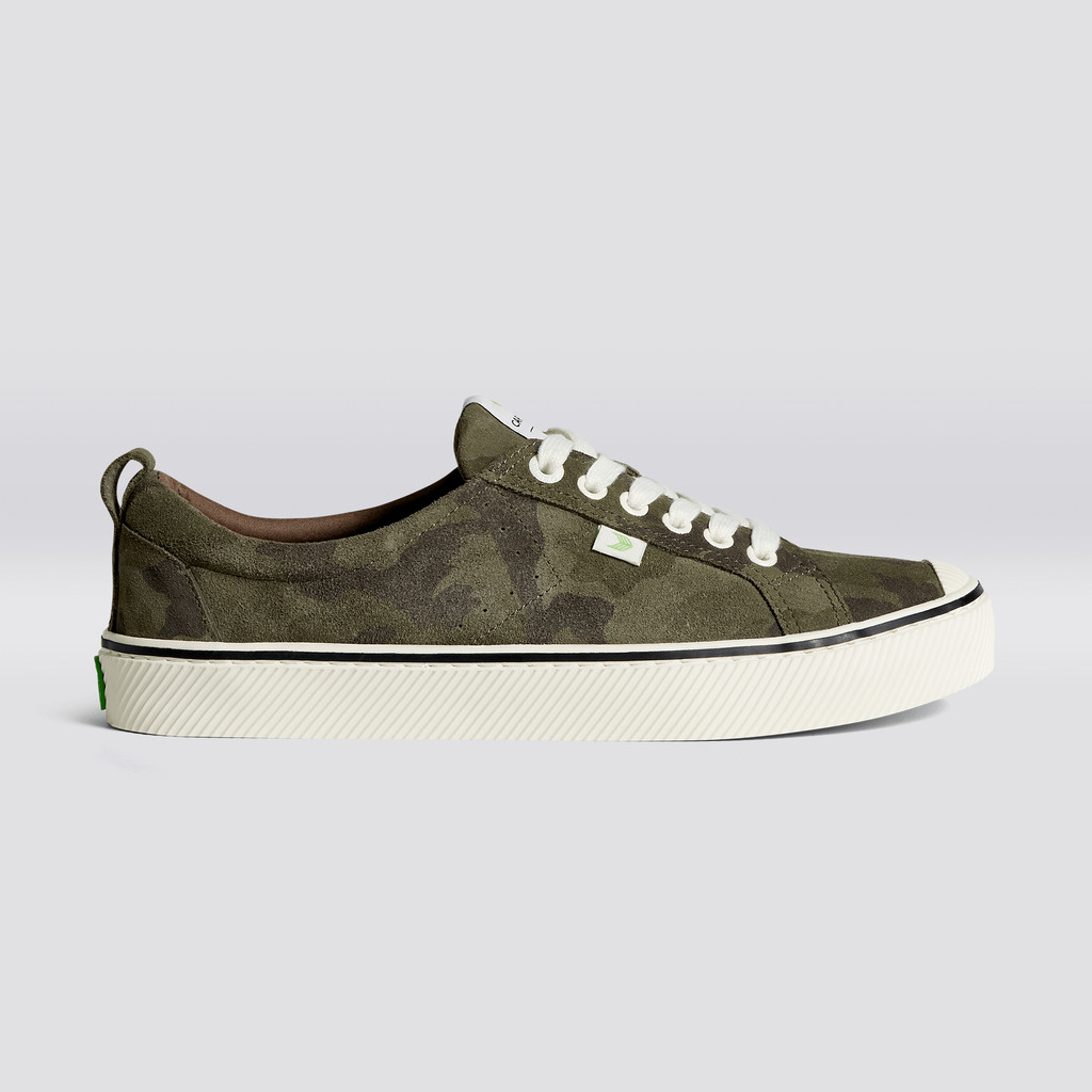 Cariuma Low Top Suede OCA LOW Dam Camouflage | 643289-QRV