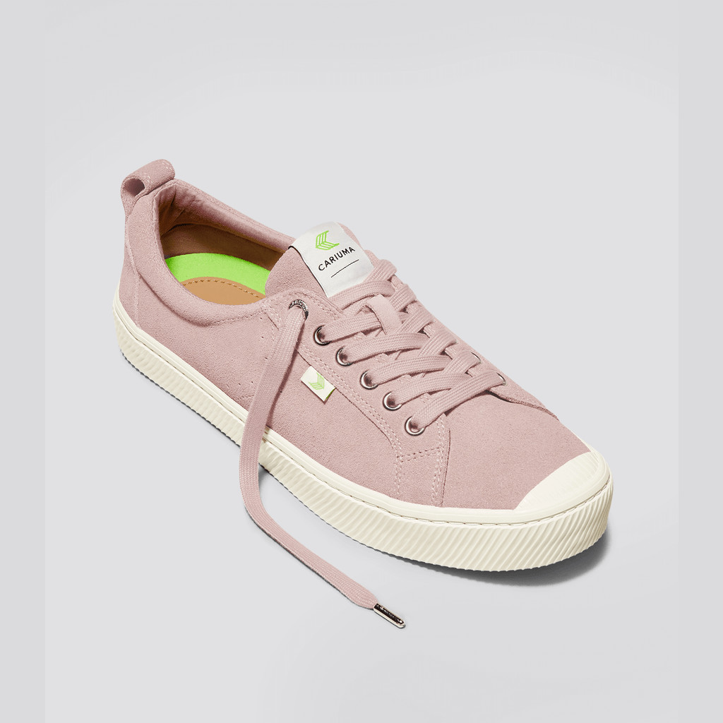 Cariuma Low Top Suede OCA LOW Herr Rosa Röda | 265041-KJT